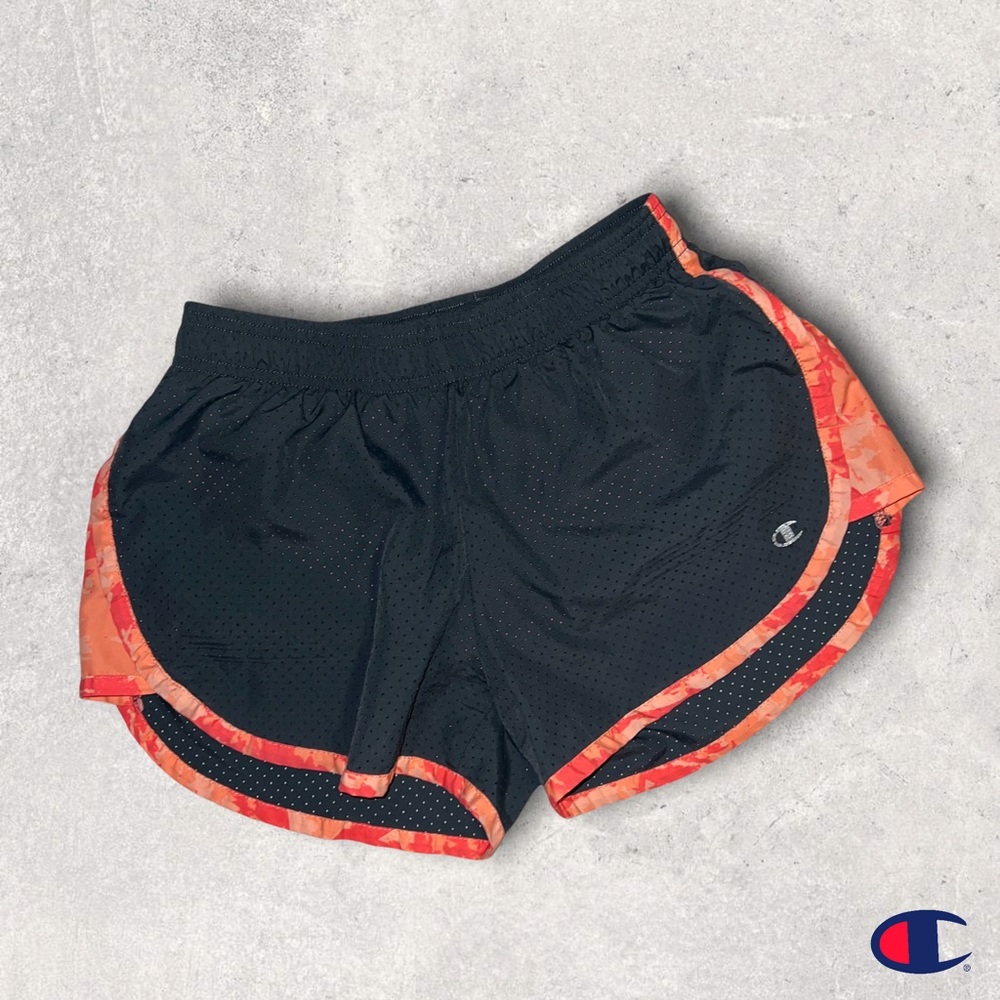 Champion Dark Grey & Orange Wind Shorts